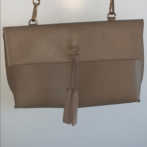 Street Level tan leather purse Anthropologie - Picture 1 of 8